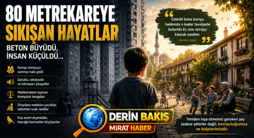 80 Metrekareye Sıkışan Hayatlar: Beton Büyüdü, İnsan Küçüldü