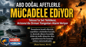 ABD Doğal Afetlerle Mücadele Ediyor: Teksas’ta Sel Tehlikesi, Arizona’da Orman Yangınları Alarm Veriyor