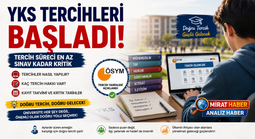 YKS Tercihleri Başladı! Asıl Sınav Şimdi: Tercih Süreci En Az Sınav Kadar Kritik