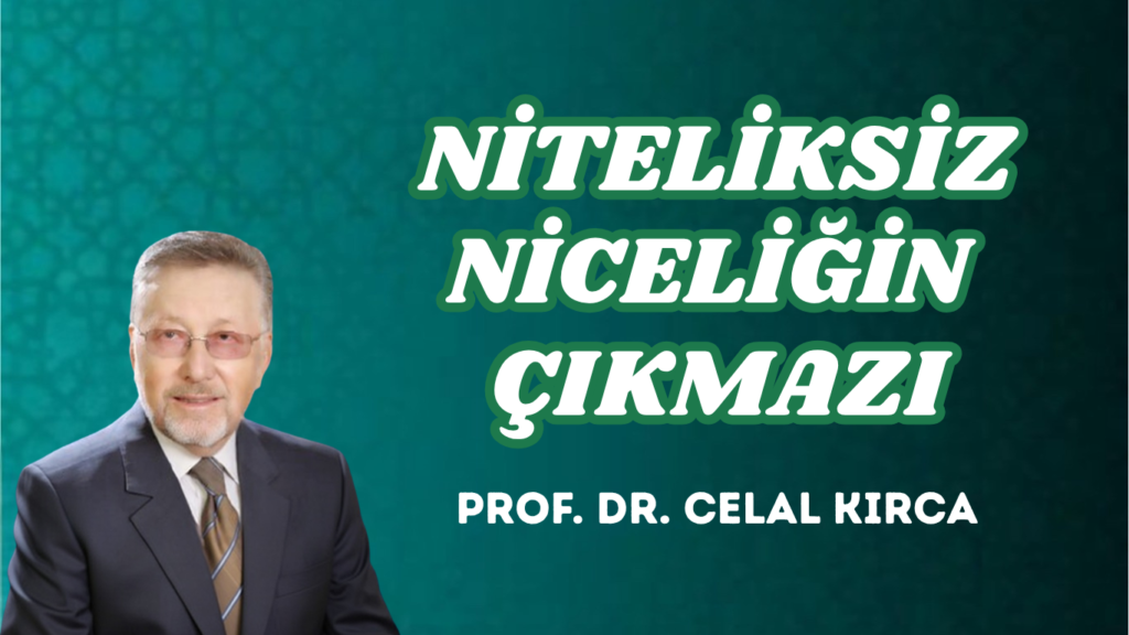 NİTELİKSİZ NİCELİĞİN ÇIKMAZI