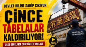 Kırgızistan, Çince Tabelalar Kaldırılıyor