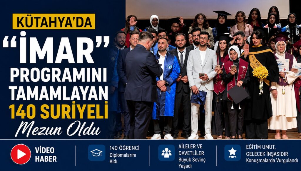 İmar, Programını Tamamlayan 140 Suriyeli Mezun Oldu