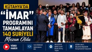 İmar, Programını Tamamlayan 140 Suriyeli Mezun Oldu