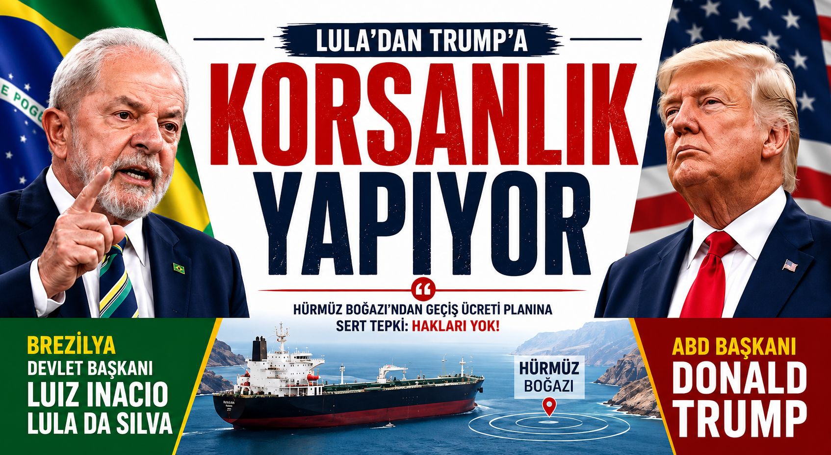 Brezilya Devlet Başkanı Lula, ABD Başkanı Korsanlık Yapıyor