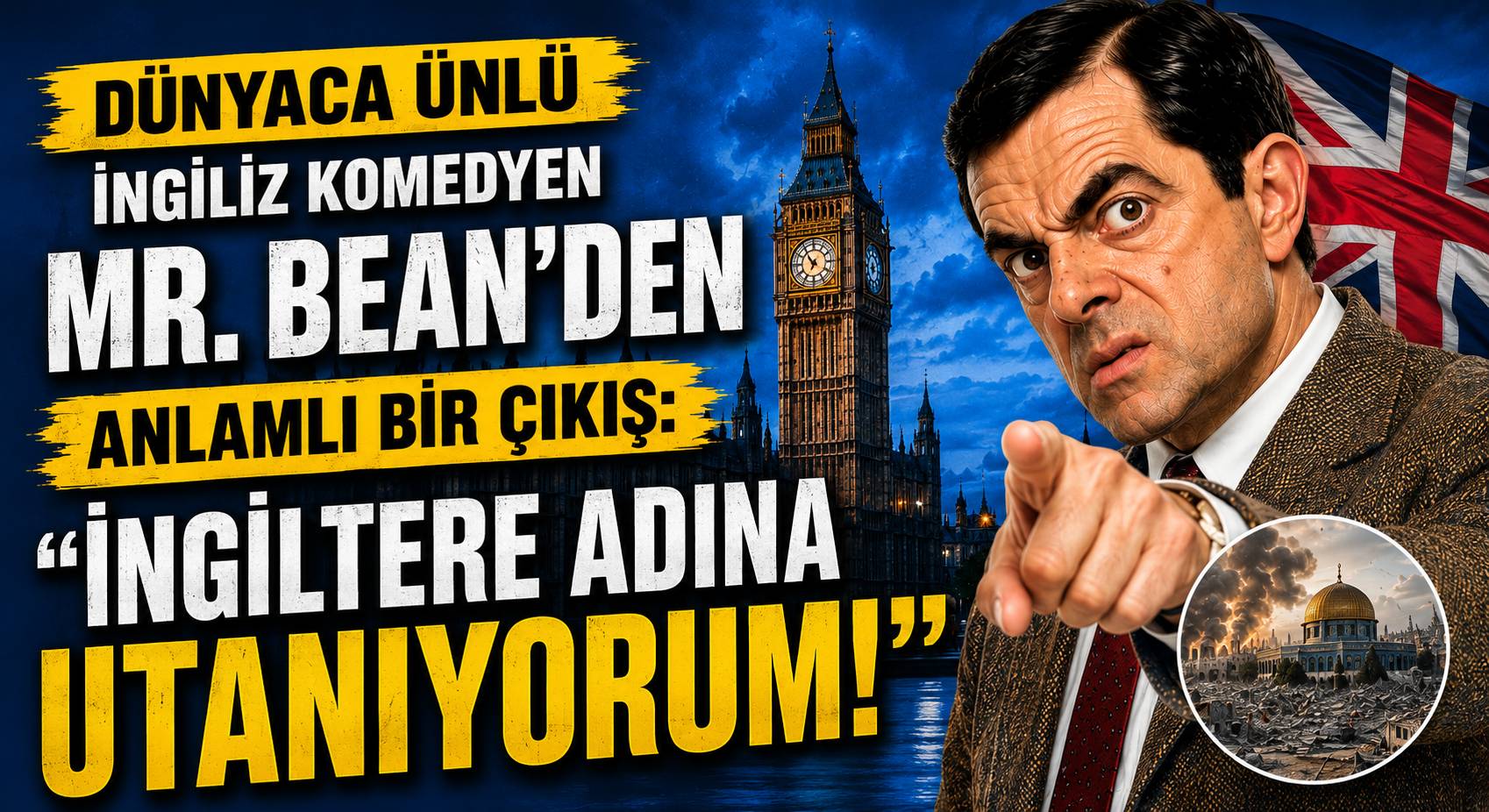 Ünlü İngiliz komedyen, İngiltere Adına Utanıyorum
