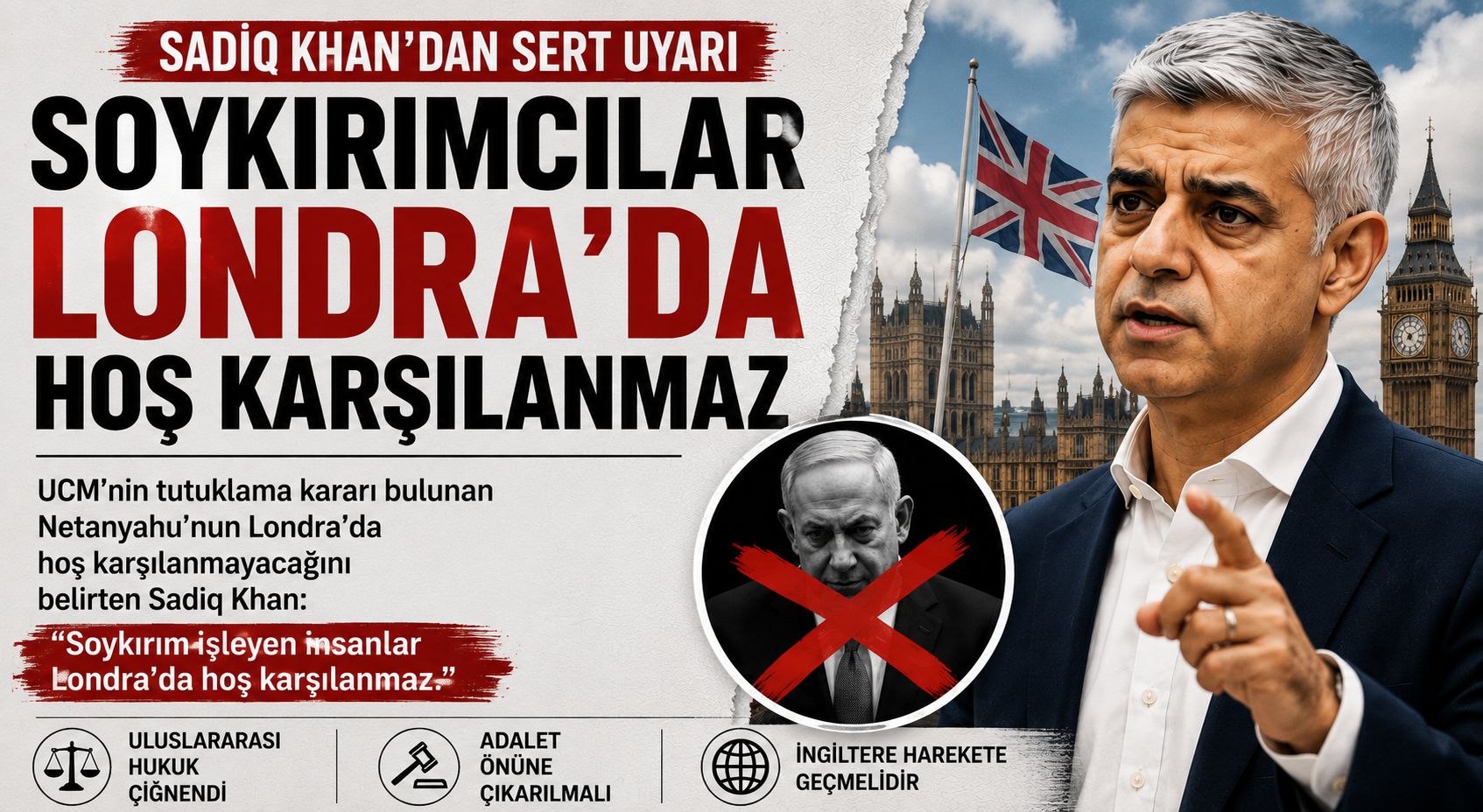 Sadiq Khan, Soykırımcılar Londra’da Hoş Karşılanmaz