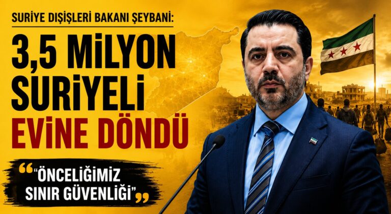 3,5 Milyon Suriyeli Evine Döndü
