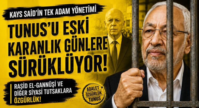Uluslararası Toplumdan Raşid El-Gannuşi İçin Acil Tahliye Çağrısı