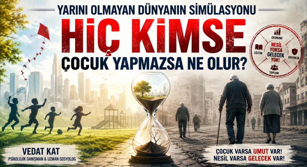 YARINI OLMAYAN DÜNYANIN SİMÜLASYONU – HİÇ KİMSE ÇOCUK YAPMAZSA NE OLUR?