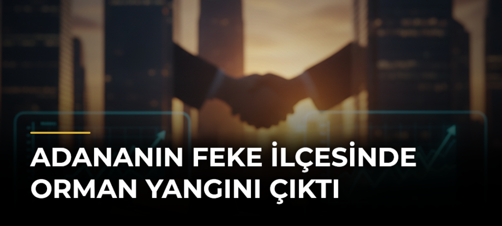 Adananın Feke İlçesinde Orman Yangını Çıktı