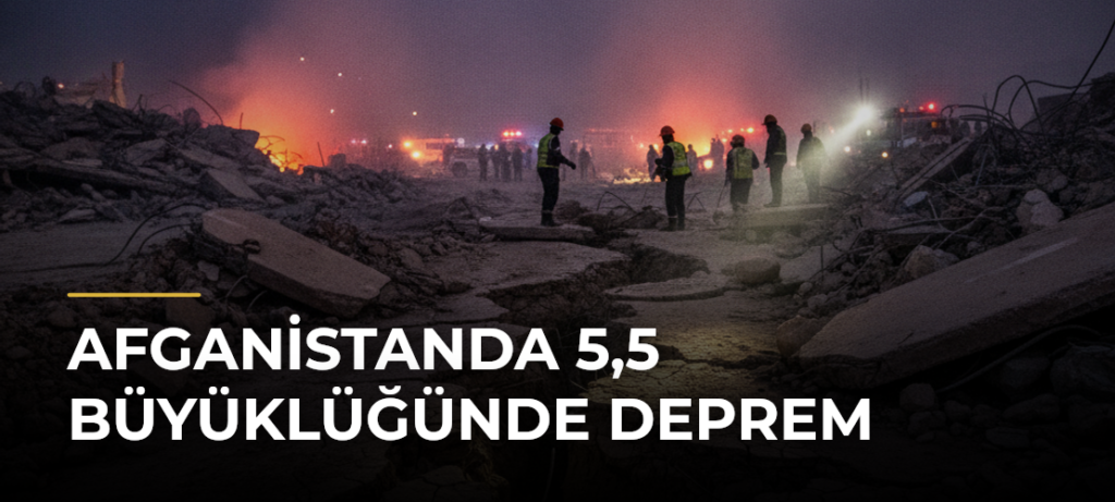 Afganistanda 5,5 Büyüklüğünde Deprem