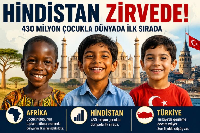Çocuk Nüfusunda Türkiye Son 5 Yılda Gerileme Yaşadı