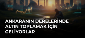 Ankaranın derelerinde altın toplamak için geliyorlar