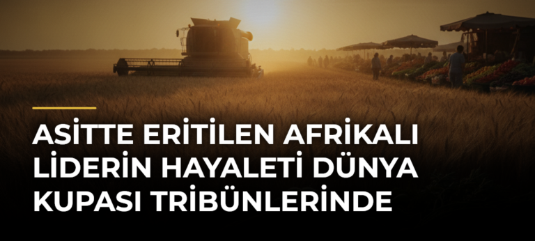 Asitte eritilen Afrikalı liderin hayaleti Dünya Kupası tribünlerinde