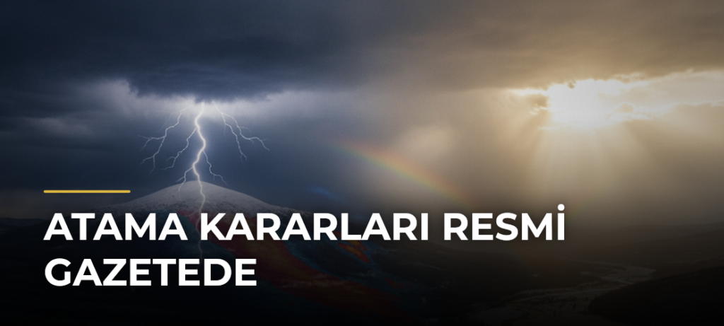 Atama kararları Resmi Gazetede