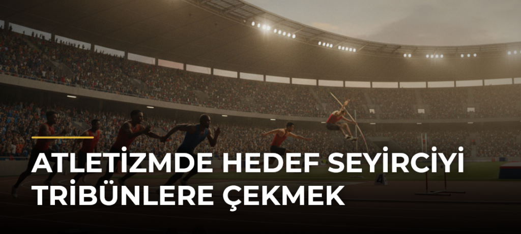 Atletizmde hedef seyirciyi tribünlere çekmek