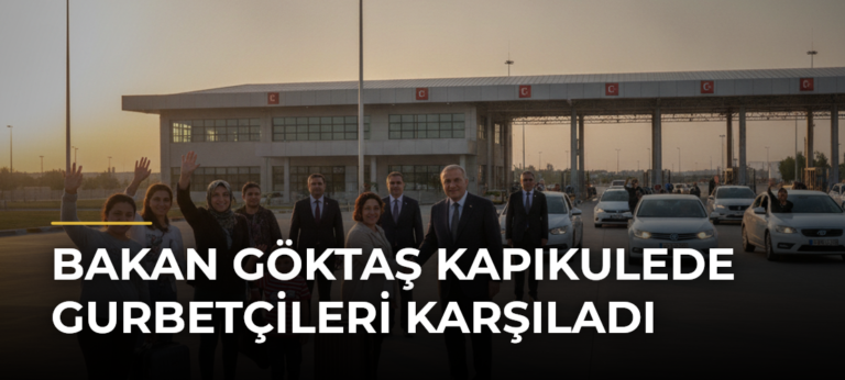 Bakan Göktaş Kapıkulede Gurbetçileri Karşıladı