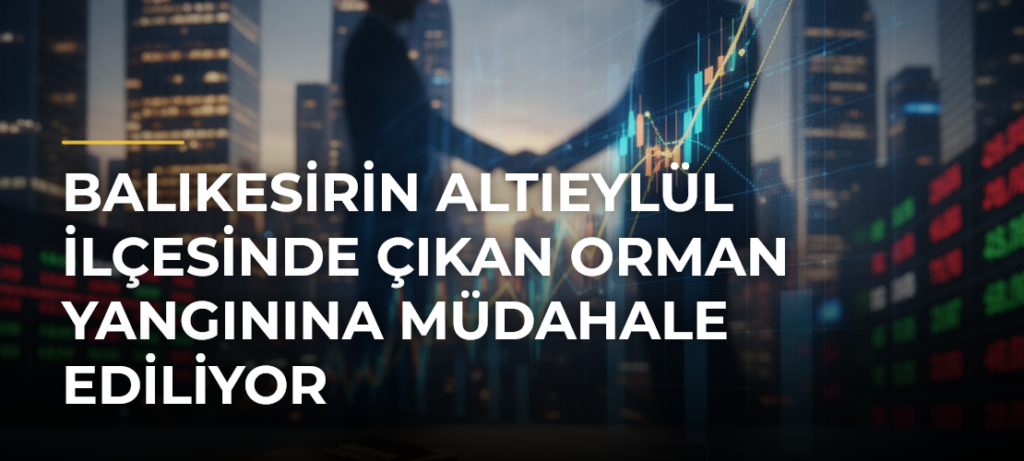 Balıkesirin Altıeylül ilçesinde çıkan orman yangınına müdahale ediliyor