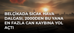 Belçikada sıcak hava dalgası, 2000den bu yana en fazla can kaybına yol açtı