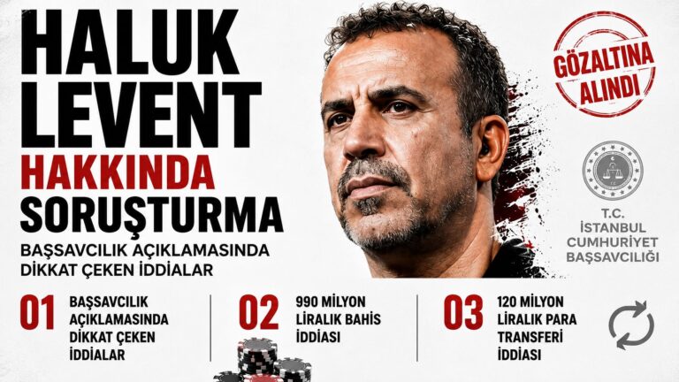Haluk Levent Hakkında Bahis ve Para Transfer İddiaları