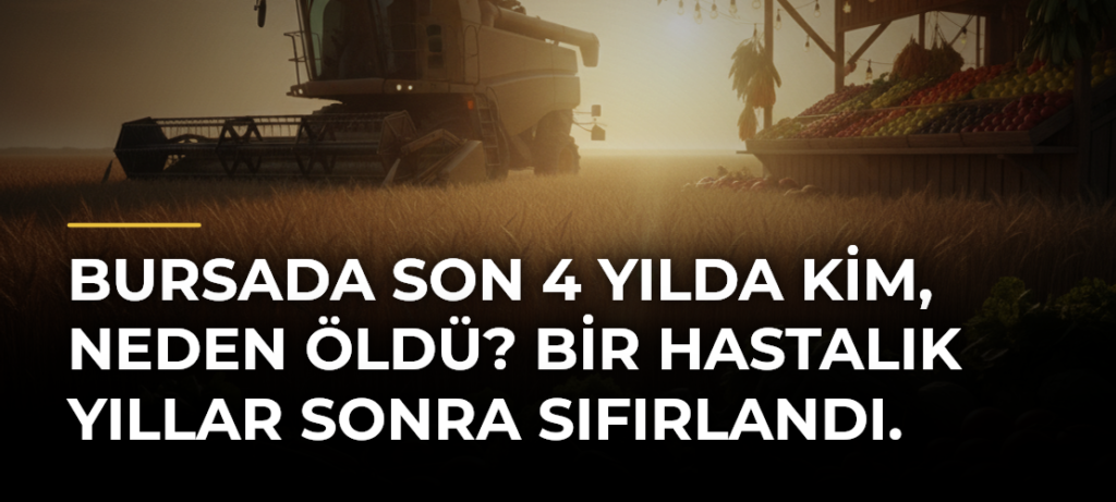 Bursada son 4 yılda kim, neden öldü? Bir hastalık yıllar sonra sıfırlandı.