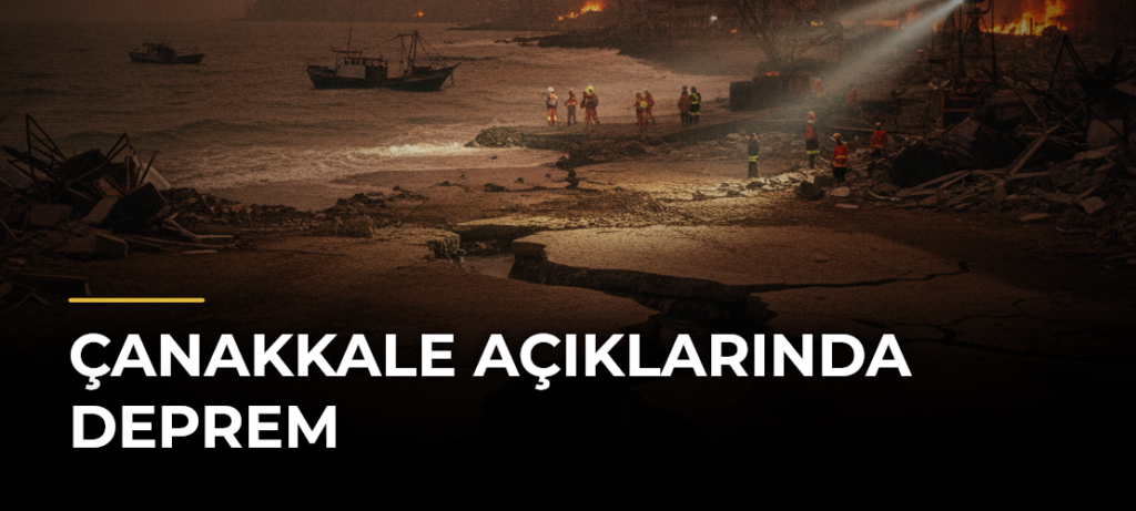 Çanakkale Açıklarında Deprem