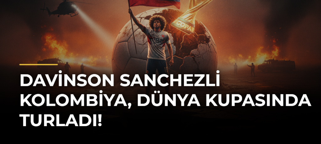 Davinson Sanchezli Kolombiya, Dünya Kupasında turladı!