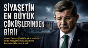 Gelecek Partisi Tarihe Karışıyor