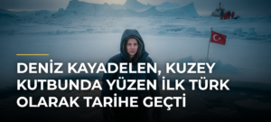 Deniz Kayadelen, Kuzey Kutbunda Yüzen İlk Türk Olarak Tarihe Geçti