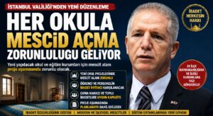 Her Okula Mescid Açma Zorunluluğu Geliyor