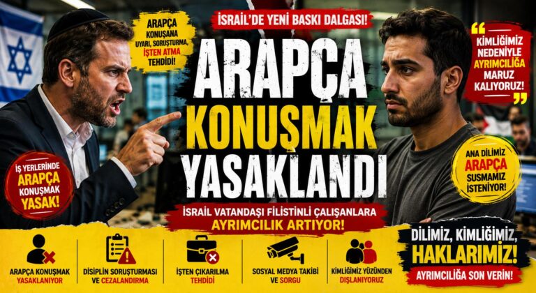 Filistinli Çalışanlara Yönelik Arapça Yasağı