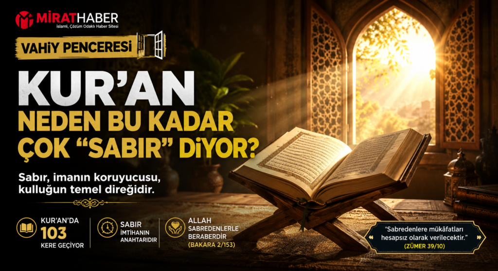 VAHİY PENCERESİ/ Kur’an Neden Bu Kadar Çok Sabrı Anlatıyor?