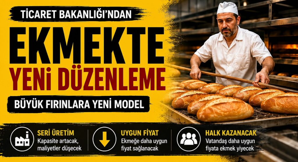 Büyük Fırınlara Seri Üretim Düzenlemesi Geliyor