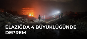 Elazığda 4 büyüklüğünde deprem