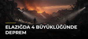 Elazığda 4 Büyüklüğünde Deprem