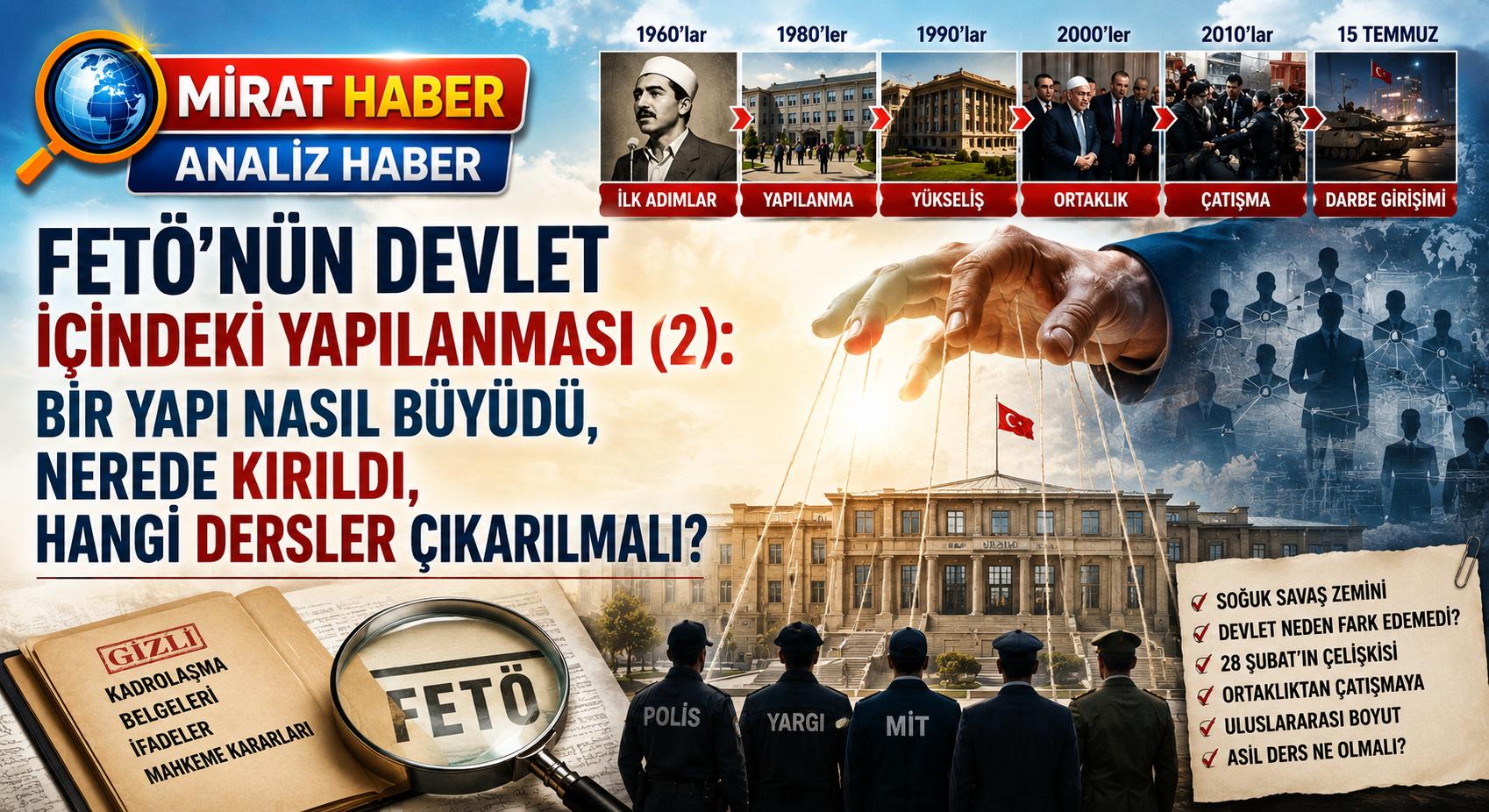FETÖ’nün Devlet İçindeki Yapılanması
