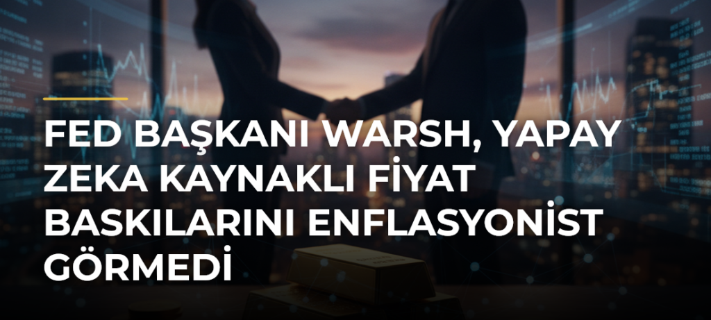 Fed Başkanı Warsh, yapay zeka kaynaklı fiyat baskılarını enflasyonist görmedi