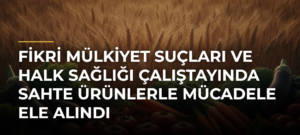 Fikri Mülkiyet Suçları ve Halk Sağlığı Çalıştayında sahte ürünlerle mücadele ele alındı