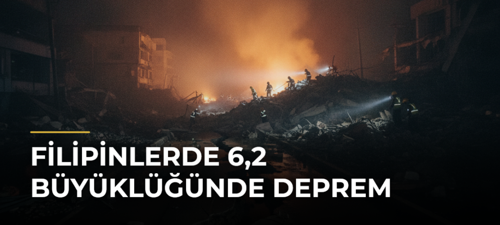 Filipinlerde 6,2 büyüklüğünde deprem