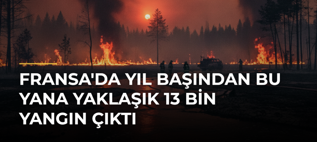 Fransa’da Yıl Başından Bu Yana Yaklaşık 13 Bin Yangın Çıktı