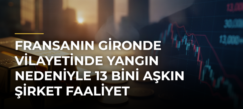 Fransanın Gironde vilayetinde yangın nedeniyle 13 bini aşkın şirket faaliyet gösteremiyor