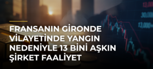 Fransanın Gironde vilayetinde yangın nedeniyle 13 bini aşkın şirket faaliyet gösteremiyor