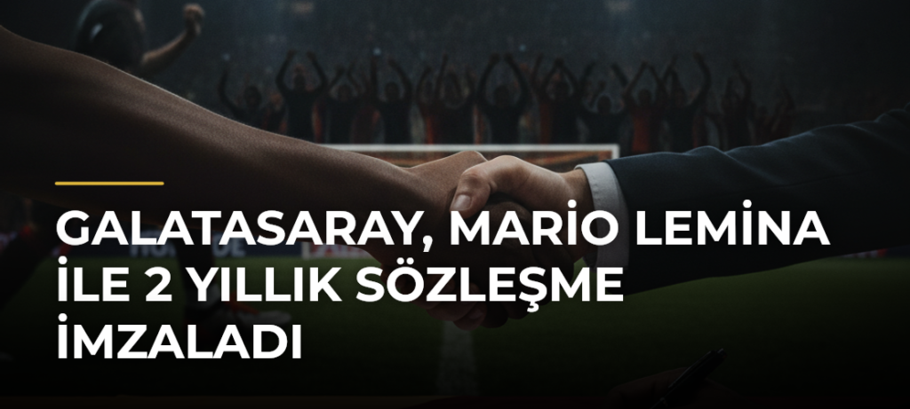 Galatasaray, Mario Lemina ile 2 yıllık sözleşme imzaladı