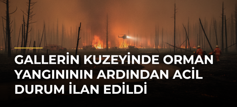 Gallerin Kuzeyinde Orman Yangınının Ardından Acil Durum İlan Edildi