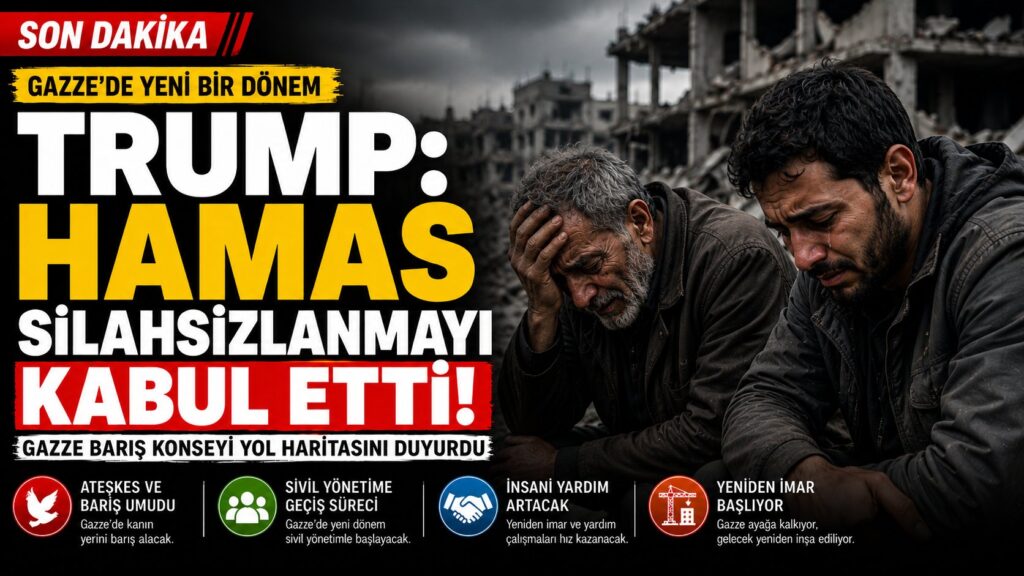 Hamas Silahsızlanmayı Kabul Etti