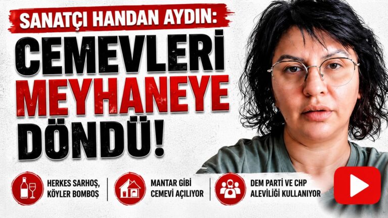 Sanatçı Handan Aydın: Cemevleri Meyhaneye Döndü