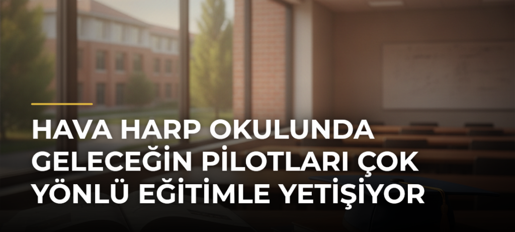 Hava Harp Okulunda geleceğin pilotları çok yönlü eğitimle yetişiyor