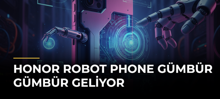 Honor Robot Phone Gümbür Gümbür Geliyor