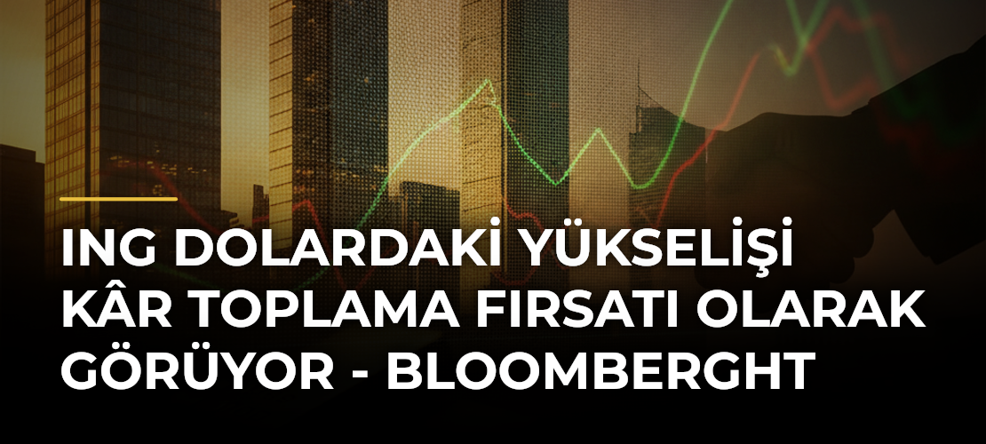 ING dolardaki yükselişi kâr toplama fırsatı olarak görüyor - Bloomberght