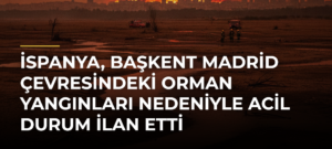 İspanya, başkent Madrid çevresindeki orman yangınları nedeniyle acil durum ilan etti